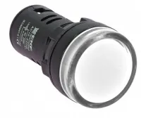 Индикатор LED белый AD16-22HS 24В AC/DC IP54 EKF