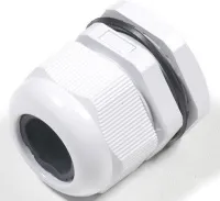 Кабельный ввод PG25 (15-21 мм) серый пластик IP68 (Гофроматик)