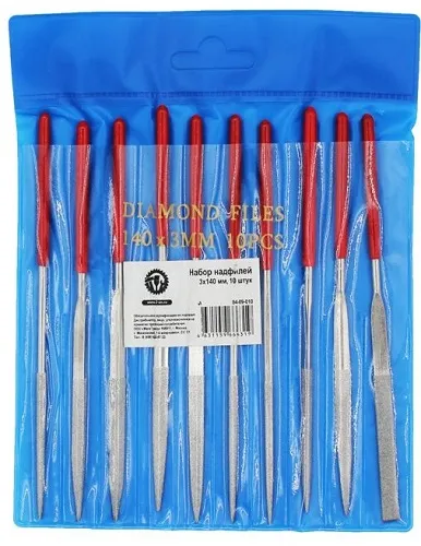 Надфиль алмазный набор, 10 шт. ON, ком