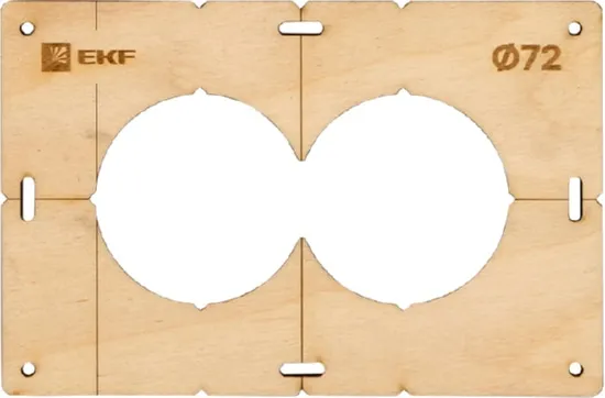 Шаблоны для подрозетников 72 мм Expert EKF, ком