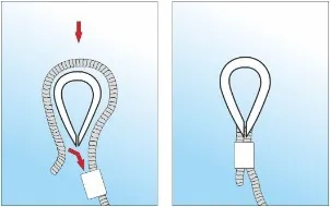 Коуш д/стальн. канат. 6x7мм DIN6899 (поштучно) (МС)