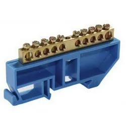 Шина нул на DIN-изол ШНИ-6x9-10-Д-С ИЭК