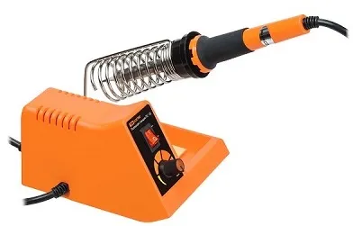 Паяльная станция ПС-48, 2-48Вт, 230В, 160-500С, керамический ТЭН, 4 жала в компл., регулятор, Алмаз