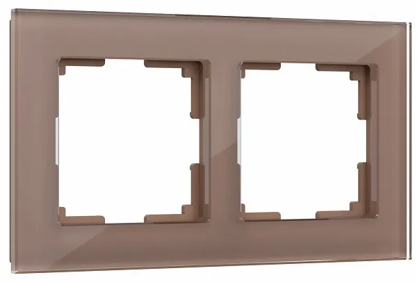Рамка 2-я Латте (стекло) Favorit WERKEL