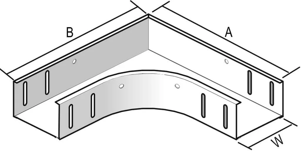 Угол горизонтальный B 90*60*300 90град. (Vergokan)