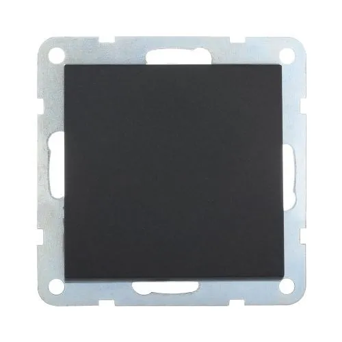 Выключатель перекресный 1-кл. Черный бархат LK80 Ecoplast