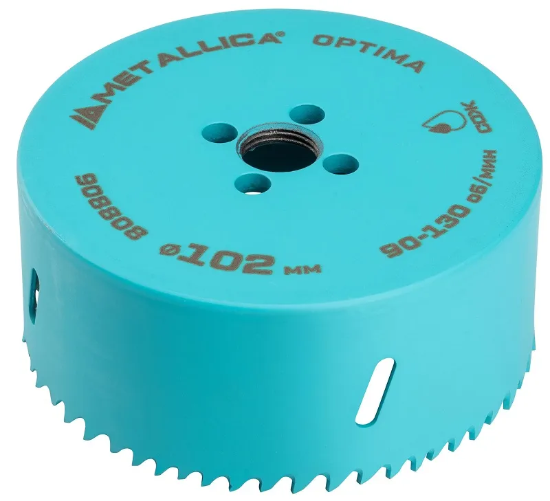 Коронка биметаллическая 102 мм METALLICA Optima