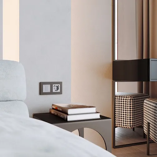 Рамка 2-я Бронза матовый Slab WERKEL