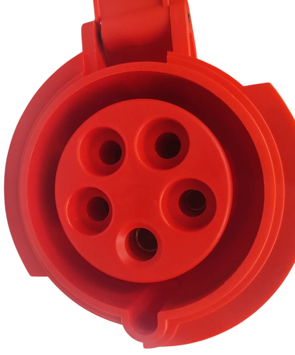 Розетка переносная 32A 5п (3P+PE+N) SLN-225 IP44, 380В, AWSPRODUCTS