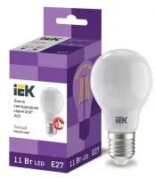 Лампа LED A60 E27 3000K 11Вт 1265Lm серия 360° IEK