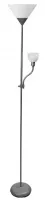 Светильник напольный (торшер) BENFICA 2, max 60W-E27, max 40W-E14, AC220-240V, серебристый GTV