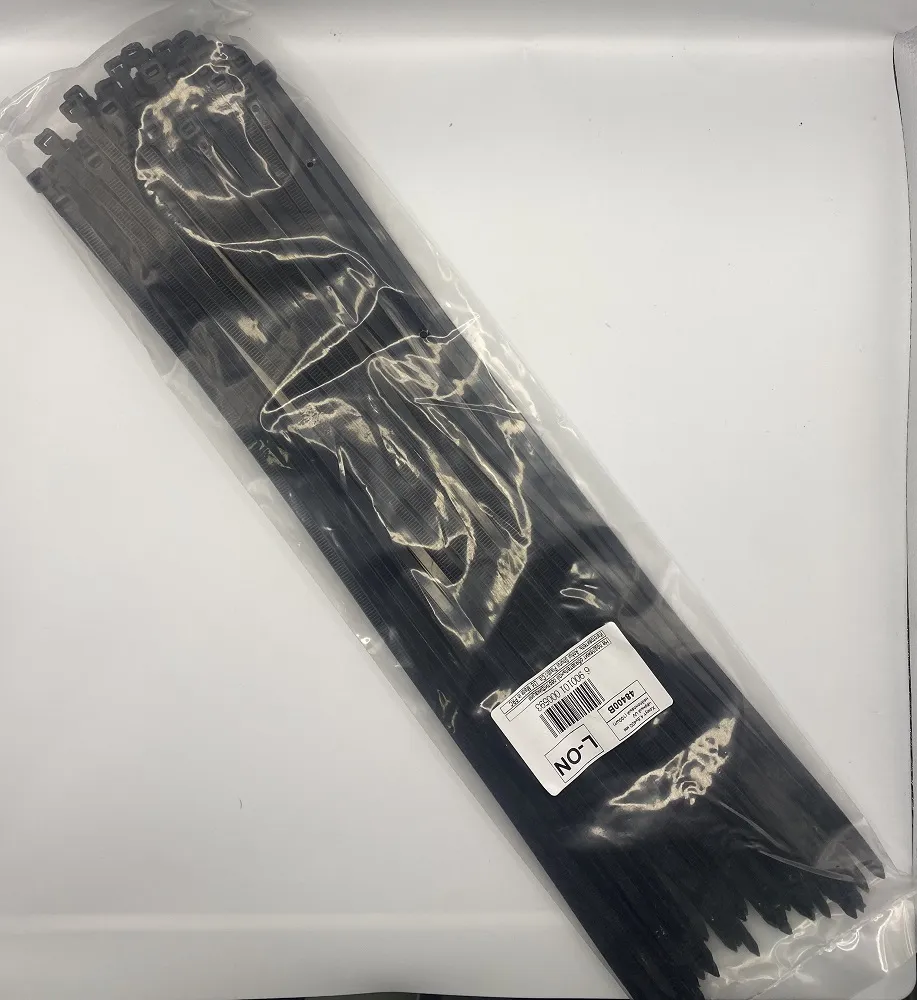 Хомут 4,8*400 чёрный UV нейлон (100шт) (L-ON), уп