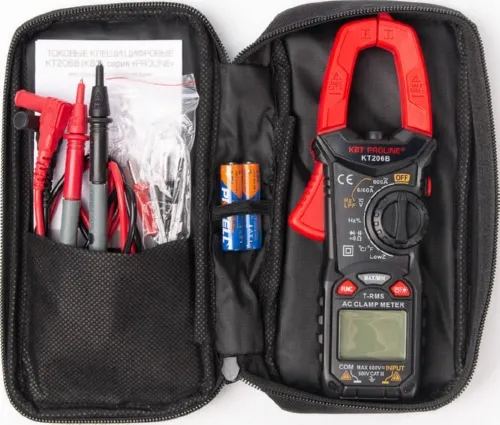 Клещи токоизмерительные KT206B PROLINE КВТ