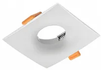 Светильник точечный встраиваемый ALESSIO, алюмин., IP54, квадратный, белый GTV