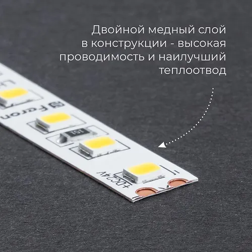 Лента LED 2835 3000К 16Вт/м 180LED/м 24В 1600Лм/м 5м FERON
