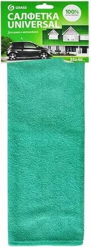 Салфетка микрофибра универсальная 35*40см (1шт)
