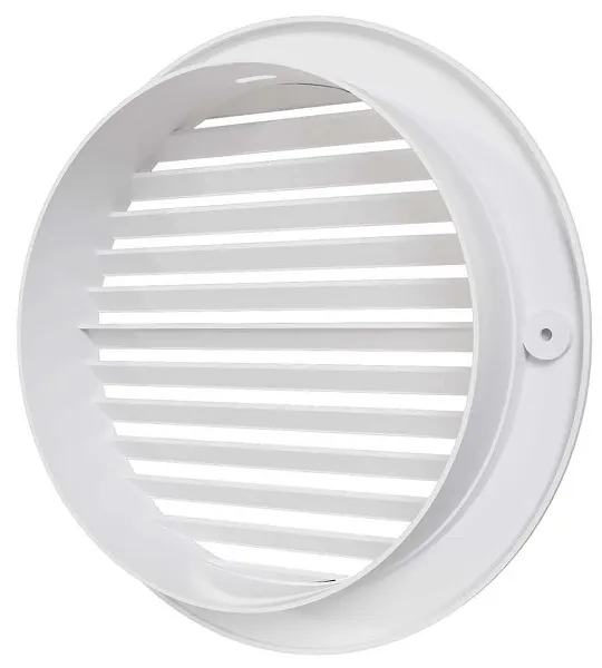 Решетка вентиляционная РК фланец D150 D186 пластик ERA