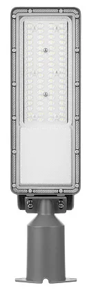 Светильник уличный 50Вт 5700К IP65 6000лм с поворотным кронштейном серый 445х69х115 WOLTA