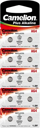 Батарейка G4 (377A/LR626/177) CAMELION BL-10