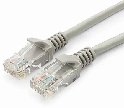 Патч-корд 1,0м UTP Cat.5e RJ45 серый (AWSPRODUCTS)