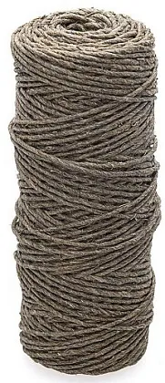 Канат пеньковый 4 мм крученый (25м) (Стройбат)