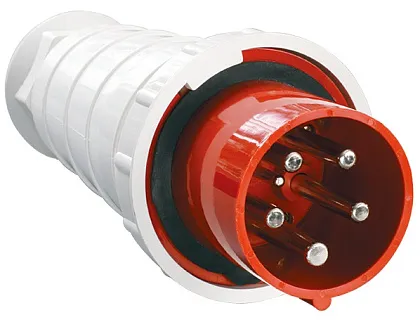 Вилка переносная 16A 5п (3P+N+PЕ) 0151 IP67, 380В, TDM