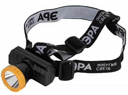 Фонарь налобный светодиодный GA-802 аккумуляторный ЭРА