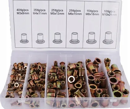 Набор резьбовых заклепок 150 шт HOEGERT, ком