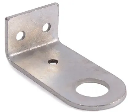 Проушина Г-образная (Пробой-ушко гнутое) 28х77 (105х40х3) (цинк белый)