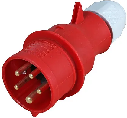 Вилка переносная 16A 5п (3P+N+PЕ) 015 IP44, 400В, BALS