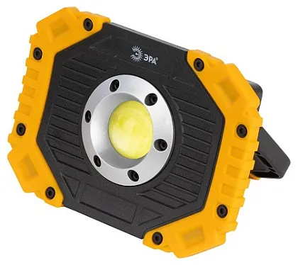 Фонарь светодиодный PA-802 15Вт прожектор аккумуляторный Рабочие Практик ЭРА