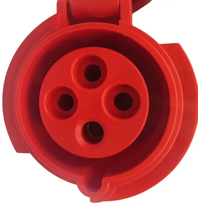 Розетка переносная 32A 4п (3P+PE) SLN-224 IP44, 380В, AWSPRODUCTS