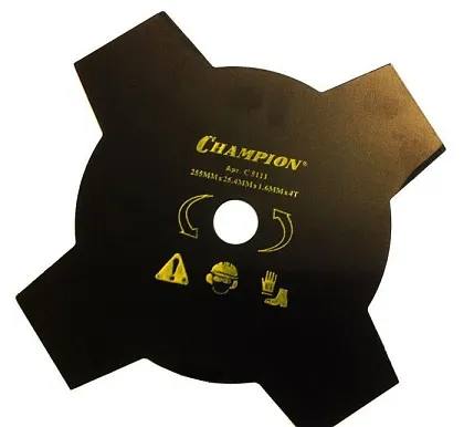 Нож для жесткой травы 4/255/25,4 (тип А) CHAMPION