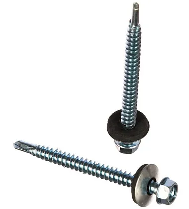 Саморез кровельный 5,5*64 оцинк. с длинным сверлом (100 шт.) (МД), уп