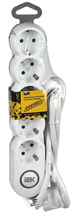 Удлинитель бытовой 5гн. 3м с/з с выкл. ПВС 3х1,5мм2 UNO У05В IEK