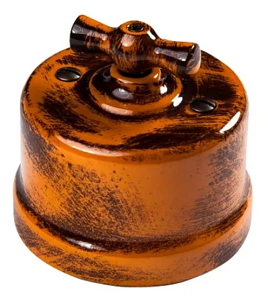 Выключатель 2-кл. Дух старины (керамика) Bironi (СНЯТ С ПР-ВА)