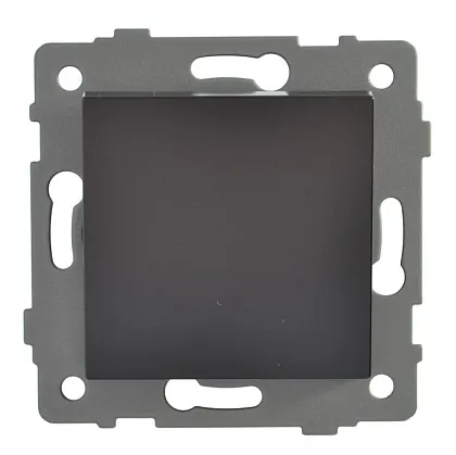 Выключатель перекрёстный 1-кл. чёрный A-007B "Аура" AWSproducts