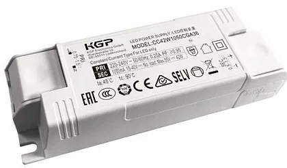 Драйвер CC30W700CGA36 700mA, Po10.5-29.W, Vo15-24V KGP