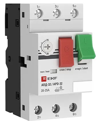 Авт. защиты эл. двигателя АПД-32 (20-25А)  PROXIMA EKF