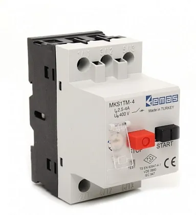 Авт. защиты эл. двигателя MKS1TM-4,0 (2,5-4,0А) Emas
