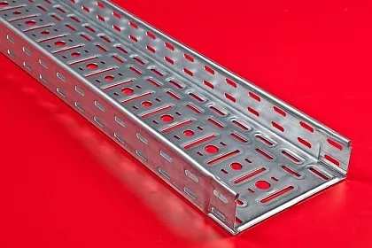 Кабельный лоток перф. KBSI 60*100*0.60 3m с телескоп. Конц. (Vergokan)