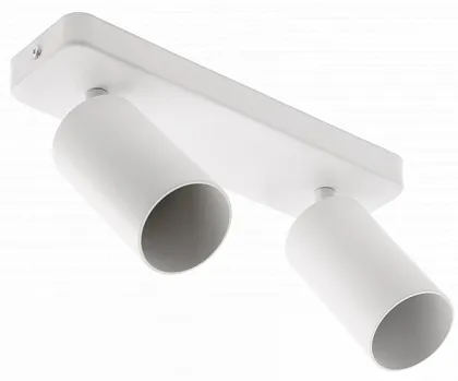 Спот SANTO BIS под лампу GU10 IP20 двойной круглый белый GTV