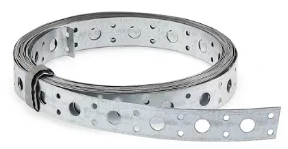 Перфолента 20*0,7 прямая цинк (25м) (ПСК)