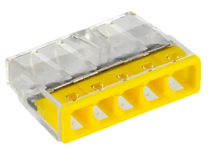 Клемма 5 отверстий 0,5-2,5 (уп. - 100 шт.) СМК 772-205 (GENERICA), уп