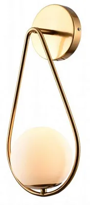 Светильник настенный CIKLOP, 5779, AC220-240V, 50/60Hz, 1*E27, IP20, O20CM, одинарный, цвет золотой 