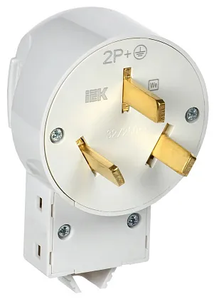 Вилка для электроплиты однофазная 32А Впл10-К IEK