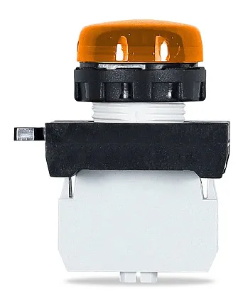 Индикатор LED жёлтый CP080XS 12-30В AC/DC IP65 Emas
