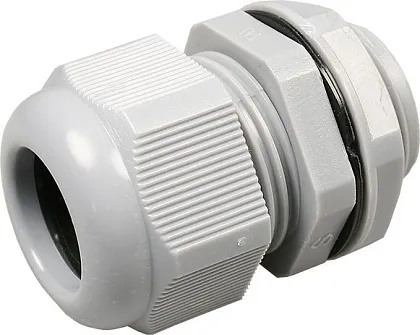 Кабельный ввод М50 (30-38 мм) серый пластик (Haupa)