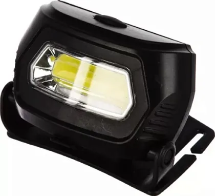 Фонарь налобный Ultraflash LED5359 (аккум 5В, черный COB 3 Ватт, 3реж.,пласт.,бокс)