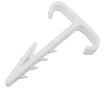 Дюбель-хомут ДХП-Т 2х(6х12) белый REXANT (100шт.) (аналог USMP-3 BIS), уп